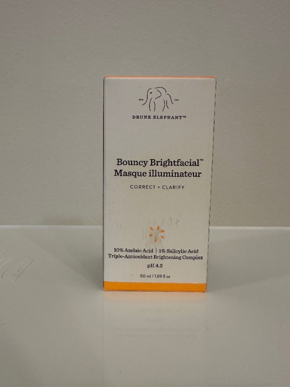 Drunk Elephant Bouncy Brightfacial Brightening Mask 50mL New